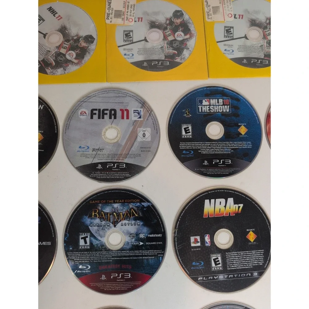 Mixed Lot Of 25 PS3 Games God Of War Heavy Rain Batman GTA & More